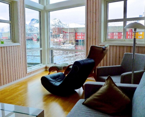 Skitour & Relax in unserer Unterlunft Lofoten